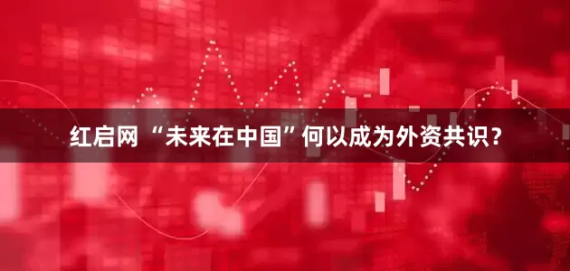 红启网 “未来在中国”何以成为外资共识？